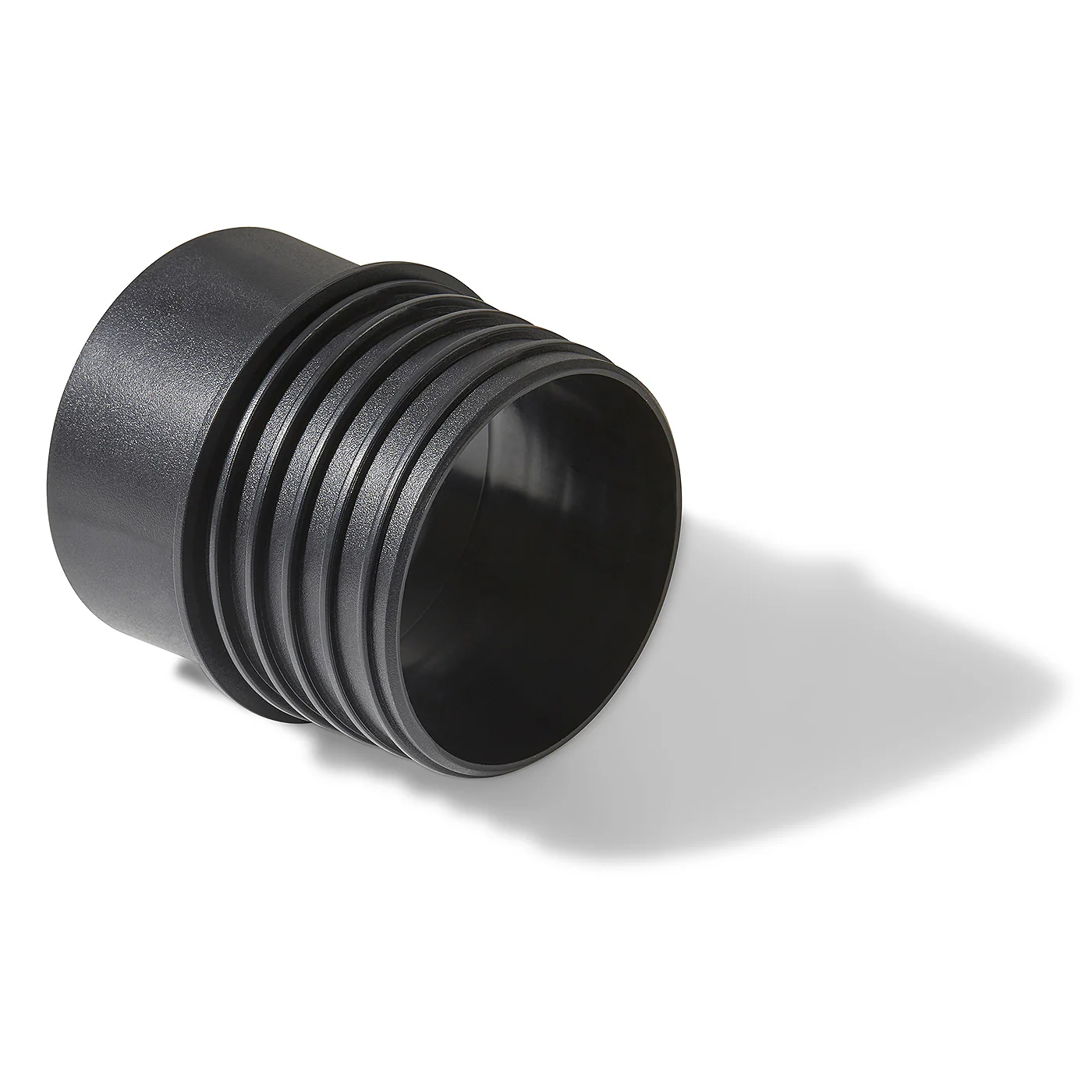 Dust Extraction Hose Threaded Tool Port - 100mm to 100mm - Right Hand