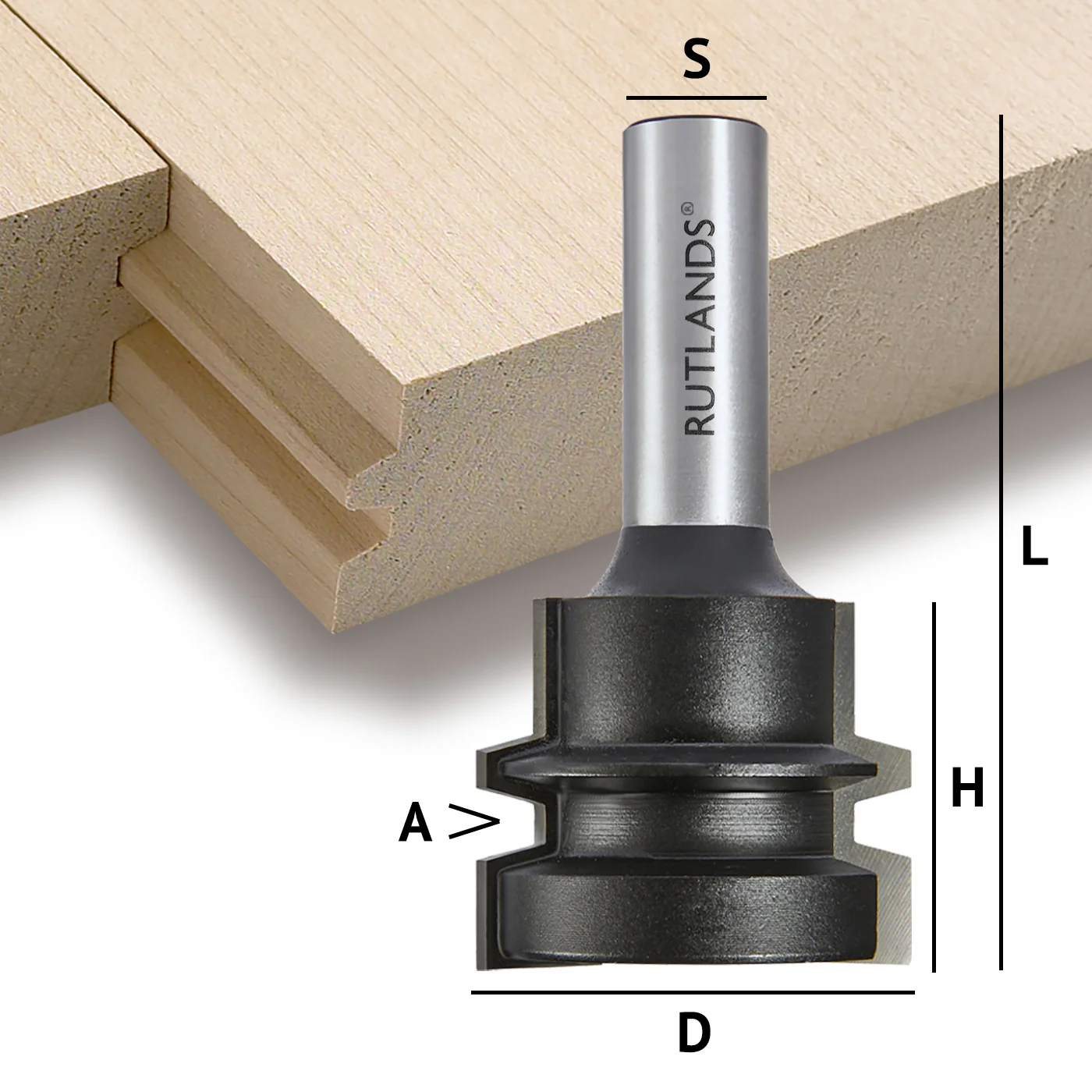 Router Bit Set - Raised Panel Door and Drawer with Backcutter - Ogee - Image 7